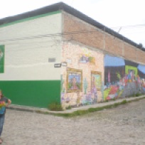 Mural in Colonia Guadalupe, SMA