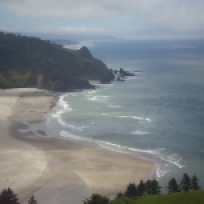 View from Cascade Trailhead north of Lincoln City, OR